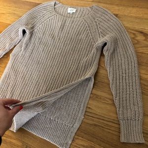 Aritzia Wilfred Split Side Tunic Sweater